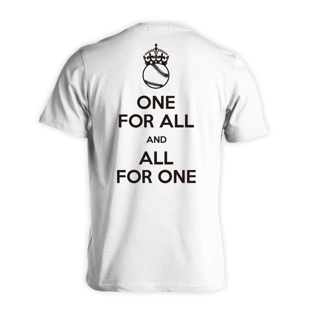 野球 ドライTシャツ｜ONE FOR ALL AND ALL FOR ONE 野球｜ARTWORKS