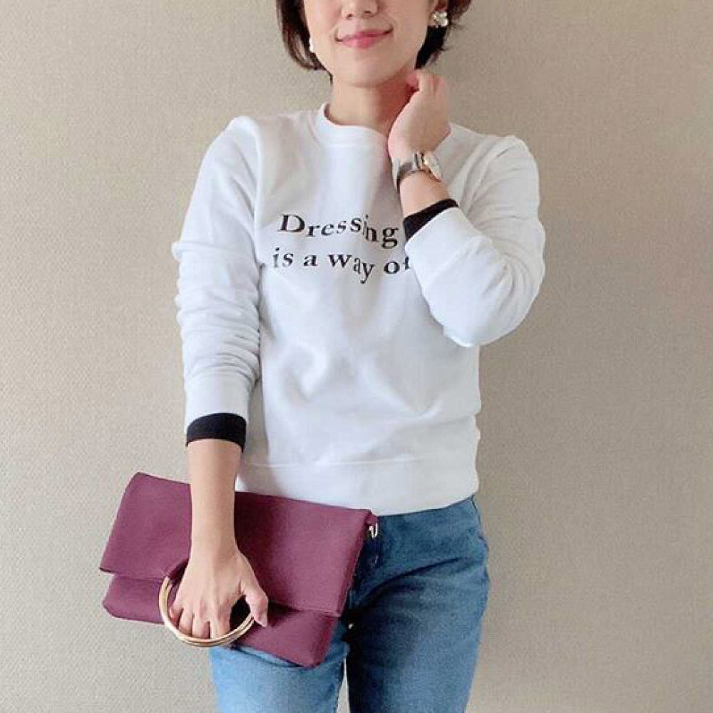 Dressing is a way of life スウェット ADORA00219-MLC-HAPPY002