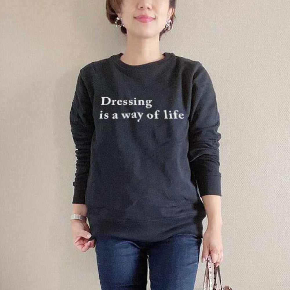 Dressing is a way of life スウェット ADORA00219-MLC-HAPPY002