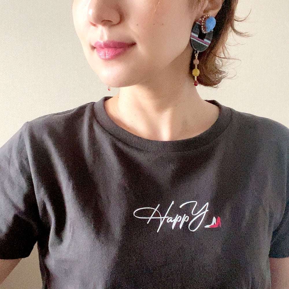 HappY ハイヒール Tシャツ ADORA5001-HAPPY001