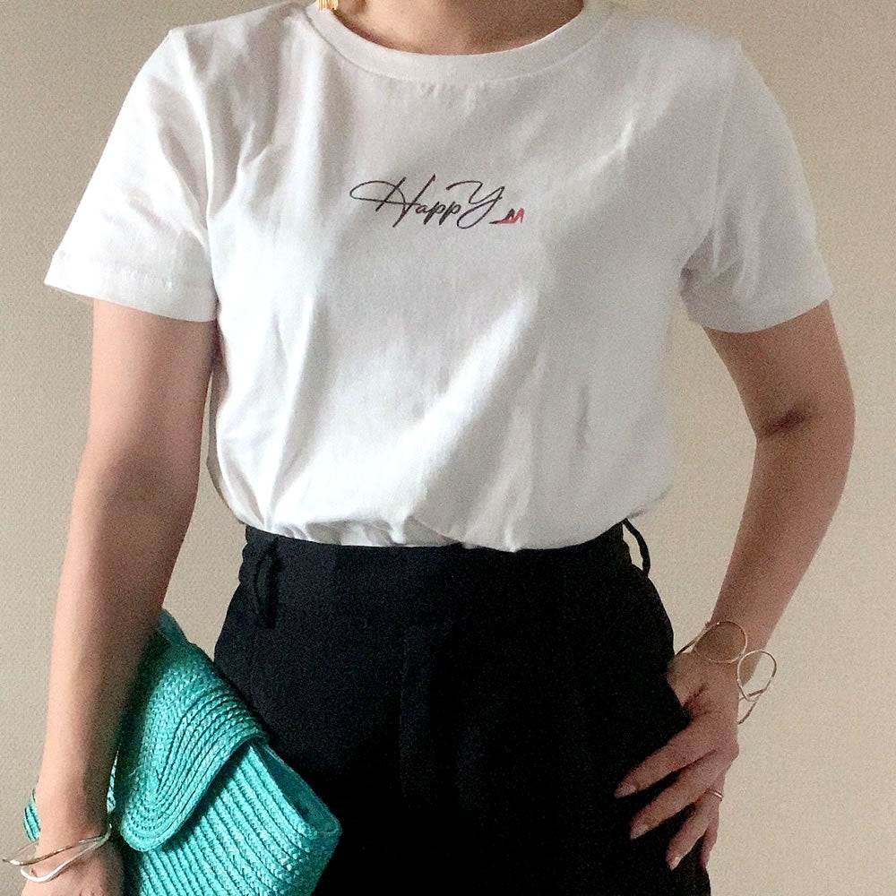 HappY ハイヒール Tシャツ ADORA5001-HAPPY001