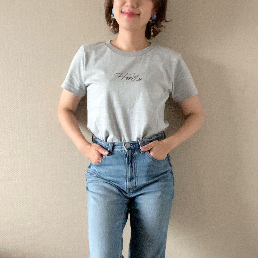 HappY ハイヒール Tシャツ ADORA5001-HAPPY001
