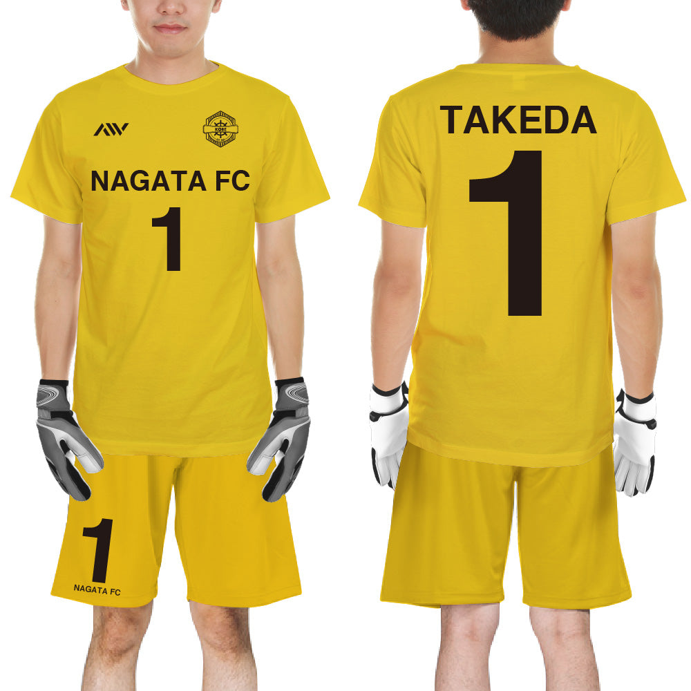 5~19枚 サッカー・フットサル キーパー オリジナル/オーダー ユニフォーム 公益財団法人 日本サッカー協会 服装規定 準拠