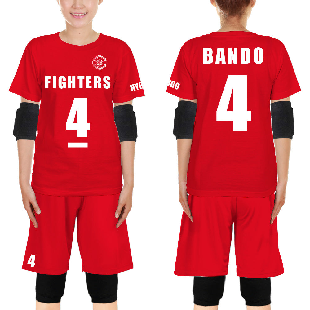 5~19枚 バレーボール オリジナル/オーダー ユニフォーム 公益財団法人 日本バレーボール協会 服装規定 準拠