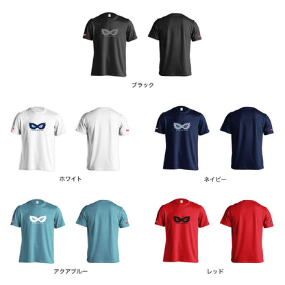 メガネ【seamountain】デザイン Tシャツ ドライ 半袖 練習着 SM0004-TS2-DRY