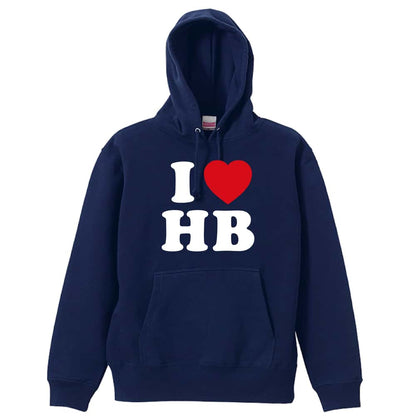 ハンドボール I LOVE HandBall 裏パイルプルオーバーパーカー