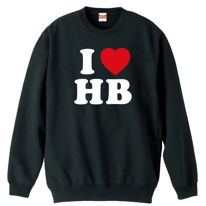 ハンドボール I LOVE HandBall 裏パイルスウェットトレーナー