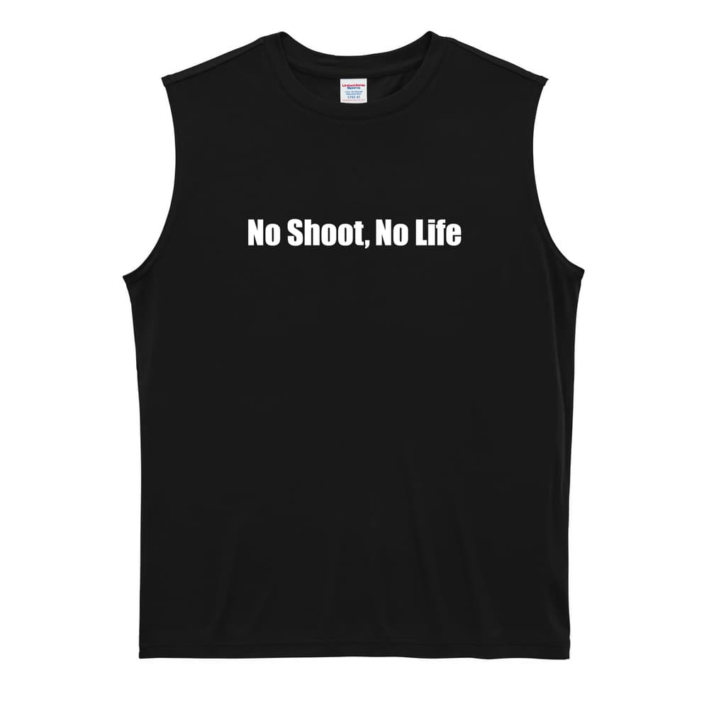 サッカー No Shoot, No Life リサイクルポリエステル ノースリーブシャツ
