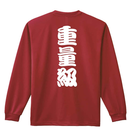 重量級 吸水速乾ドライロングTシャツ