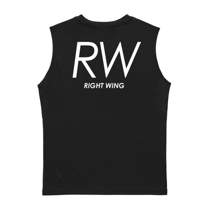 ハンドボール RW RIGHT WING シンプルポジションロゴ リサイクルポリエステル ノースリーブシャツ
