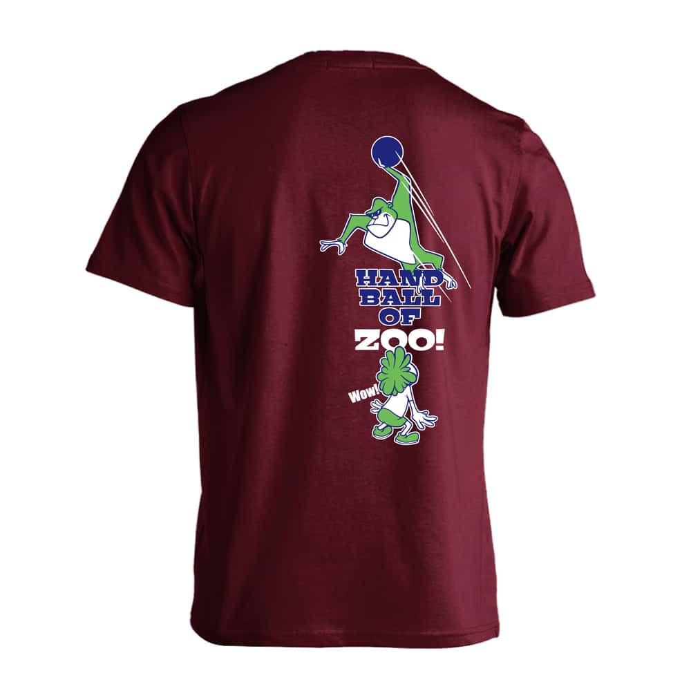 ハンドボール HANDBALL OF ZOO! ジャンピングゴリラ 吸水速乾ドライTシャツ