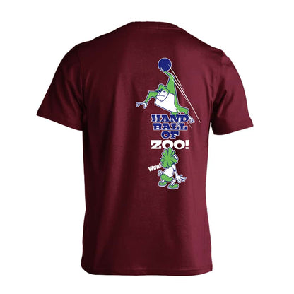 ハンドボール HANDBALL OF ZOO! ジャンピングゴリラ 吸水速乾ドライTシャツ