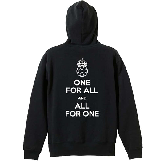 ONE FOR ALL AND ALL FOR ONE 裏パイルプルオーバーパーカー
