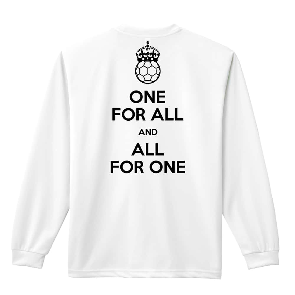ONE FOR ALL AND ALL FOR ONE 吸水速乾ドライロングTシャツ
