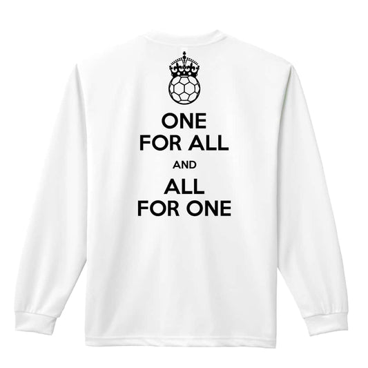 ONE FOR ALL AND ALL FOR ONE 吸水速乾ドライロングTシャツ