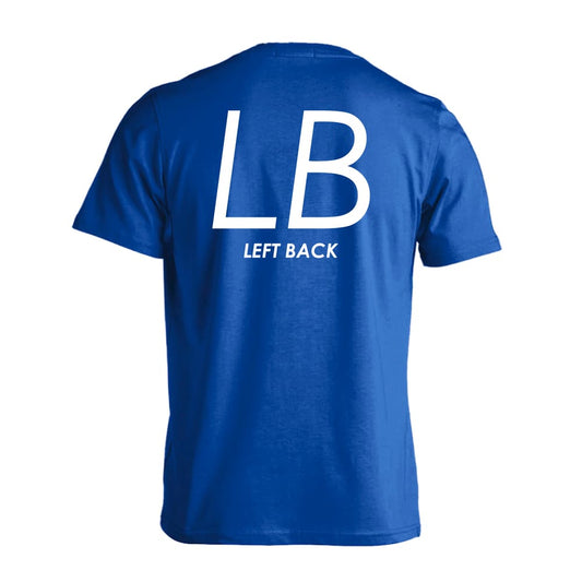 ハンドボール LB LEFT BACK シンプルポジションロゴ 吸水速乾ドライTシャツ