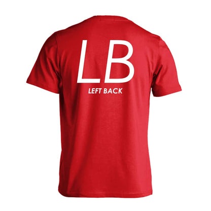 ハンドボール LB LEFT BACK シンプルポジションロゴ 吸水速乾ドライTシャツ