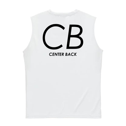 ハンドボール CB CENTER BACK シンプルポジションロゴ リサイクルポリエステル ノースリーブシャツ