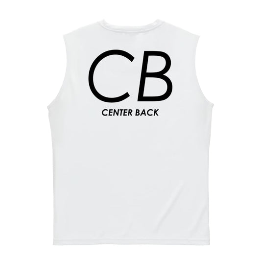 ハンドボール CB CENTER BACK シンプルポジションロゴ リサイクルポリエステル ノースリーブシャツ