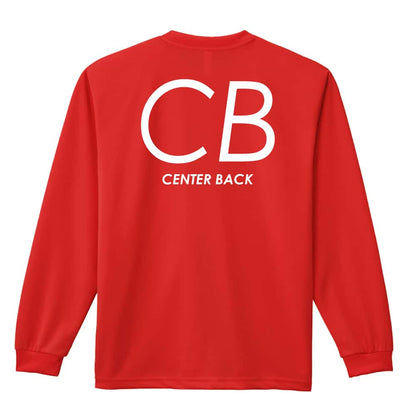 ハンドボール CB CENTER BACK シンプルポジションロゴ 吸水速乾ドライロングTシャツ