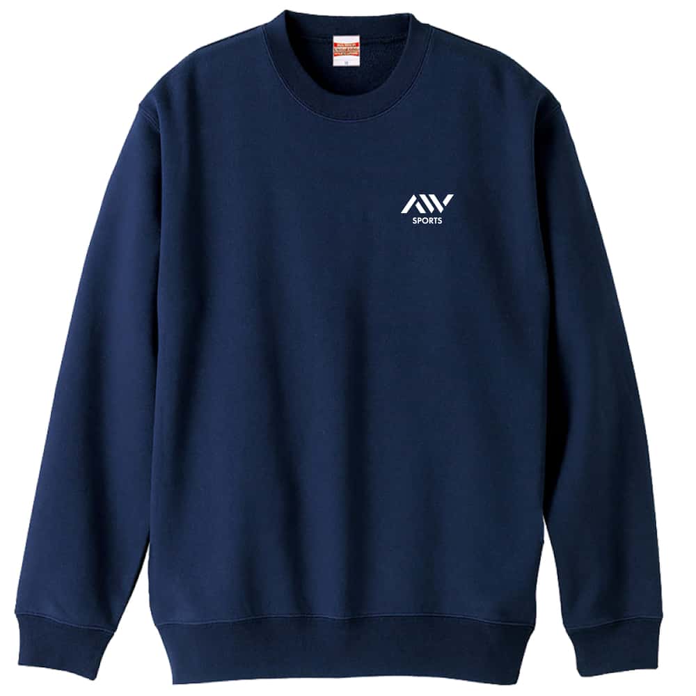 ハンドボール RB RIGHT BACK シンプルポジションロゴ 裏パイルスウェットトレーナー 前面デザイン