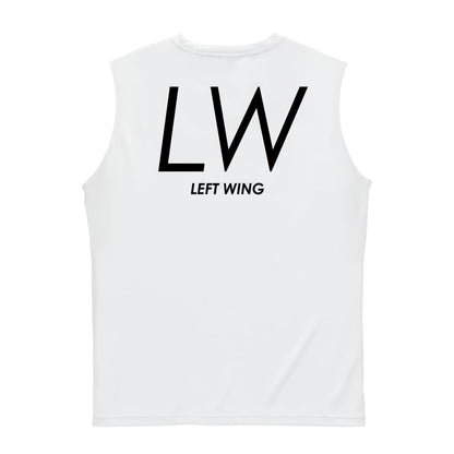 ハンドボール LW LEFT WING シンプルポジションロゴ リサイクルポリエステル ノースリーブシャツ