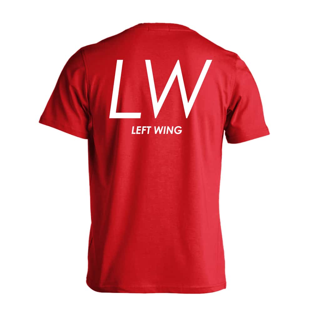 ハンドボール LW LEFT WING シンプルポジションロゴ 吸水速乾ドライTシャツ