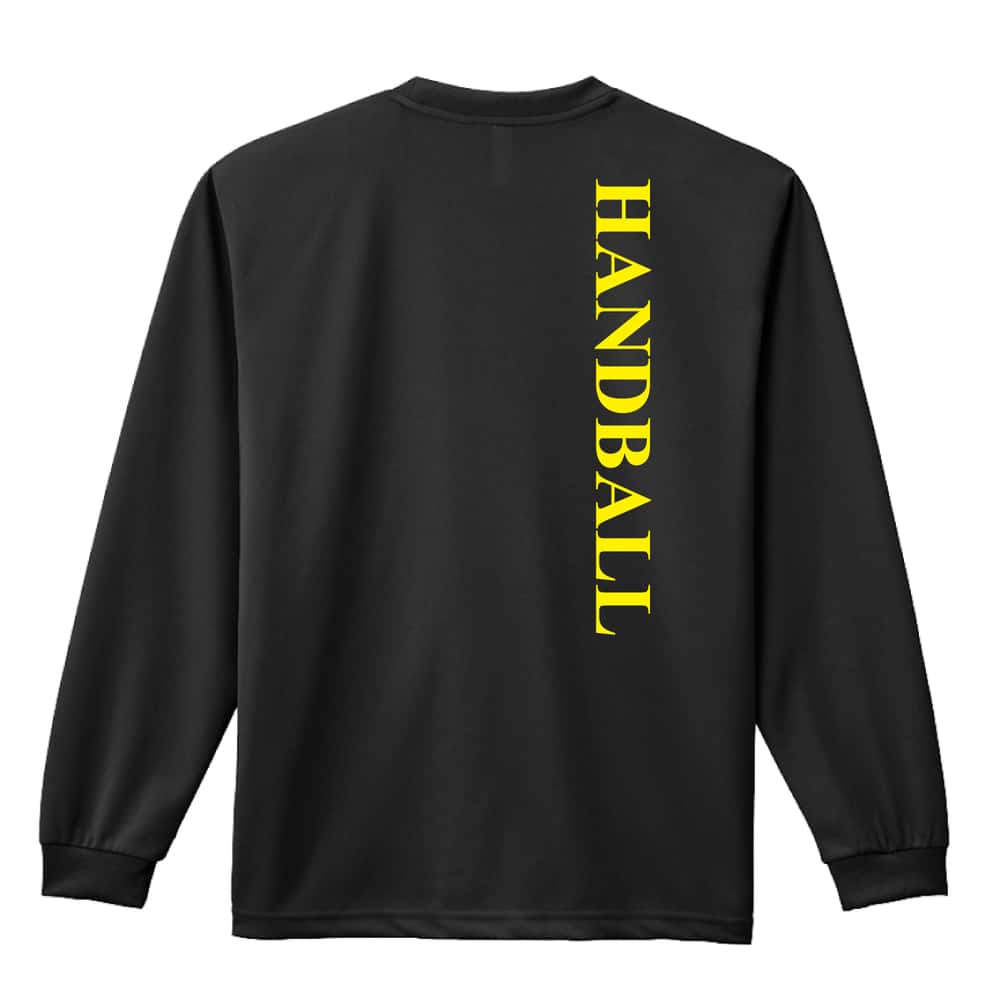 ハンドボール シュッとした HANDBALL 吸水速乾ドライロングTシャツ