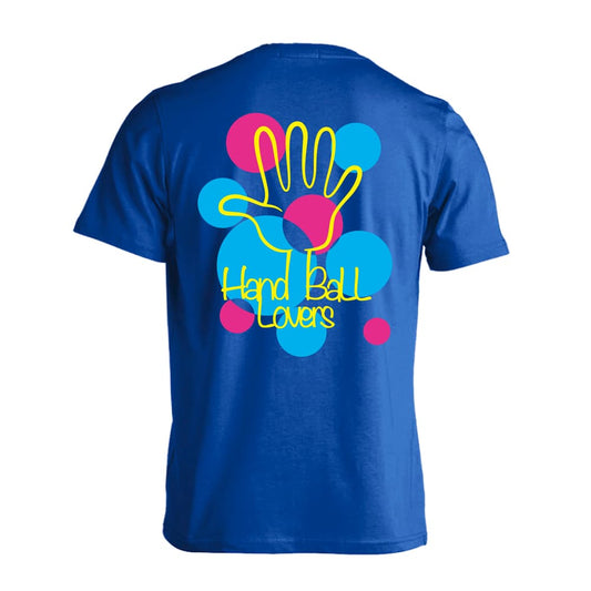 ハンドボール ポップなドット柄 Handball Lovers 吸水速乾ドライTシャツ