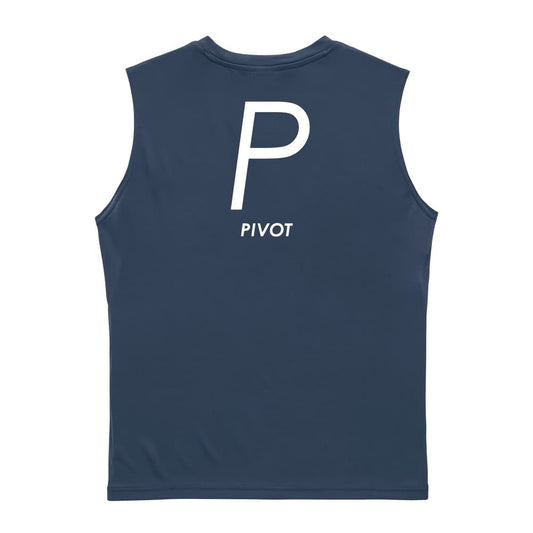 ハンドボール P PIVOT シンプルポジションデザイン リサイクルポリエステル ノースリーブシャツ