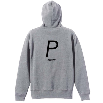 ハンドボール P PIVOT シンプルポジションデザイン 裏パイルプルオーバーパーカー