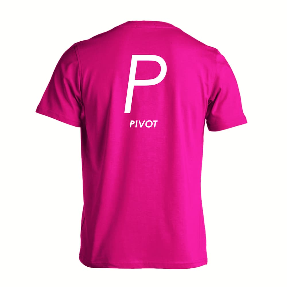 ハンドボール P PIVOT シンプルポジションデザイン 吸水速乾ドライTシャツ