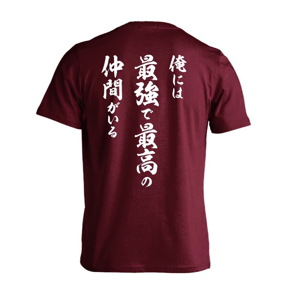バスケットボール 俺には最強で最高の仲間がいる 吸水速乾ドライTシャツ
