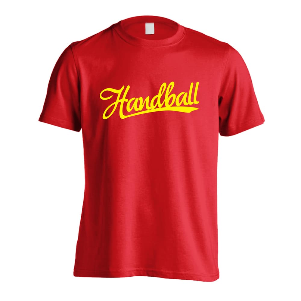 ハンドボール ベースボールロゴ風 Handball 吸水速乾ドライTシャツ