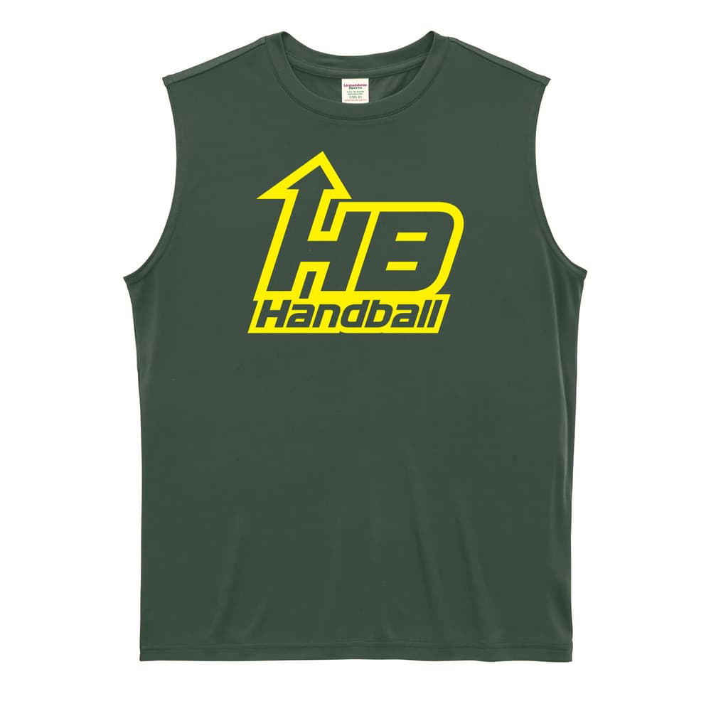 ハンドボール アローロゴデザイン HB Handball リサイクルポリエステル ノースリーブシャツ