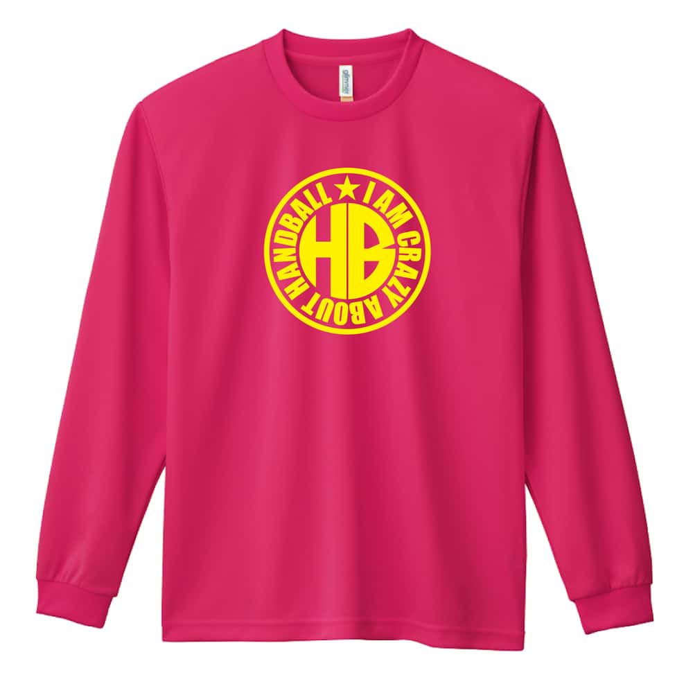 ハンドボール CRAZY ABOUT HANDBALL 吸水速乾ドライロングTシャツ