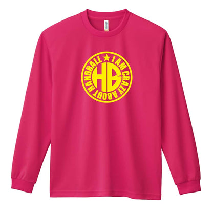ハンドボール CRAZY ABOUT HANDBALL 吸水速乾ドライロングTシャツ