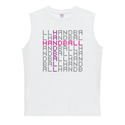 ハンドボール デジタルテキストな HANDBALL リサイクルポリエステル ノースリーブシャツ