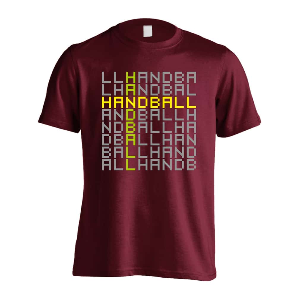 ハンドボール デジタルテキストな HANDBALL 吸水速乾ドライTシャツ