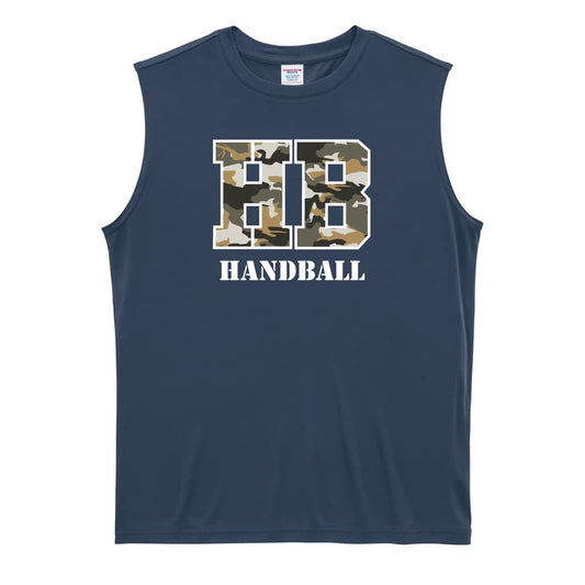 ハンドボール ミリタリー風 Handball リサイクルポリエステル ノースリーブシャツ