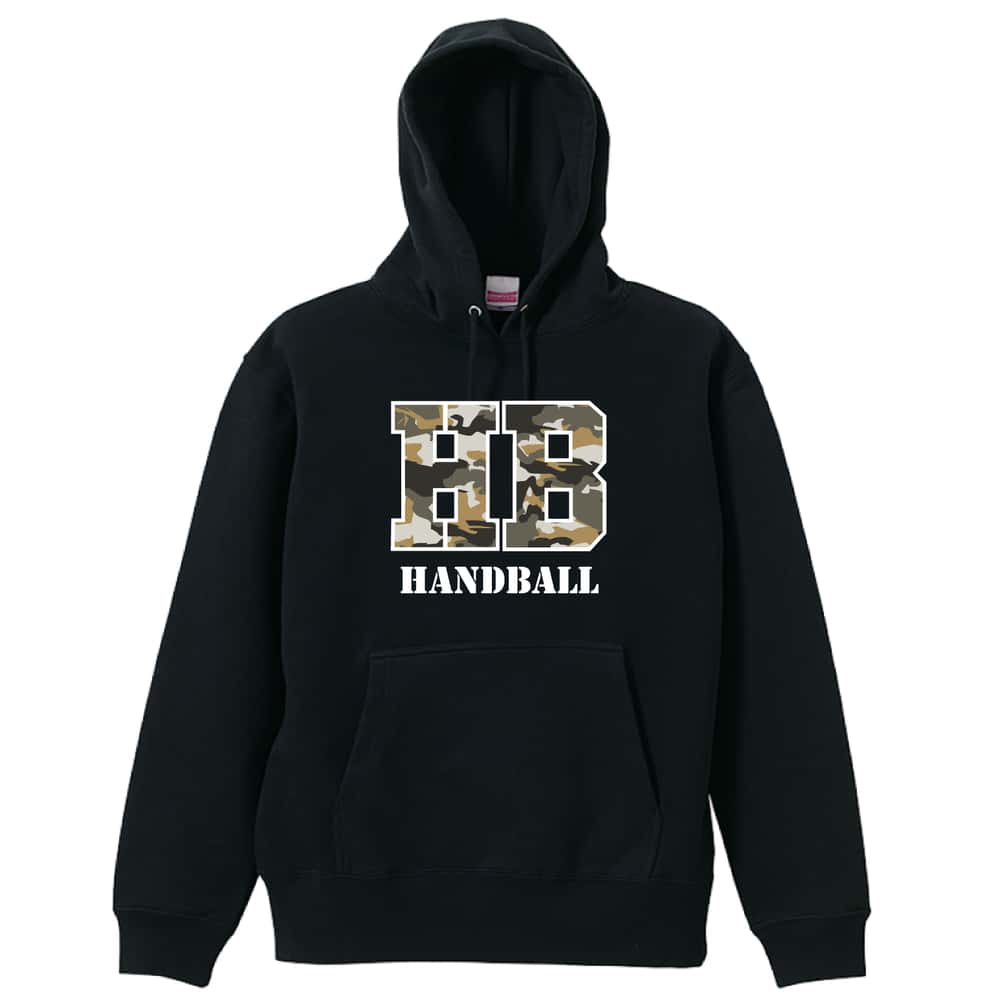ハンドボール ミリタリー風 Handball 裏パイルプルオーバーパーカー