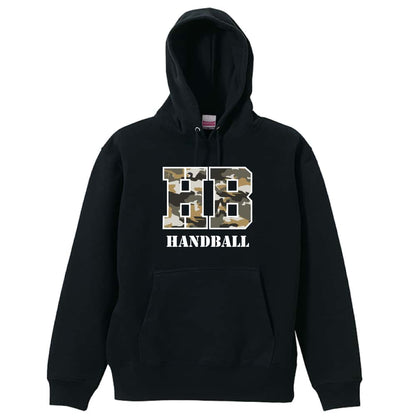 ハンドボール ミリタリー風 Handball 裏パイルプルオーバーパーカー