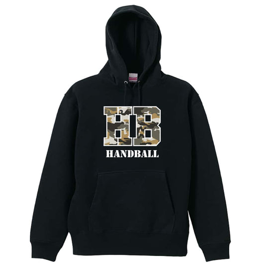 ハンドボール ミリタリー風 Handball 裏パイルプルオーバーパーカー