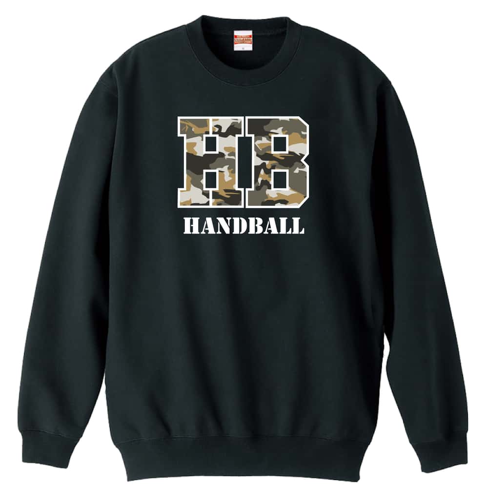 ハンドボール ミリタリー風 Handball 裏パイルスウェットトレーナー