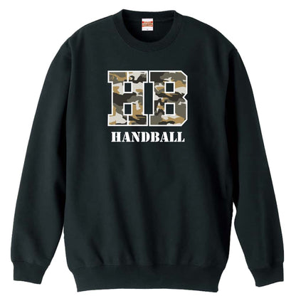 ハンドボール ミリタリー風 Handball 裏パイルスウェットトレーナー