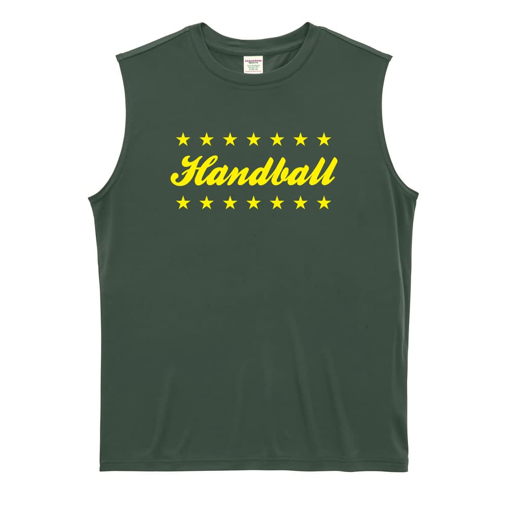 ハンドボール 映画オープニング風 Handball リサイクルポリエステル ノースリーブシャツ