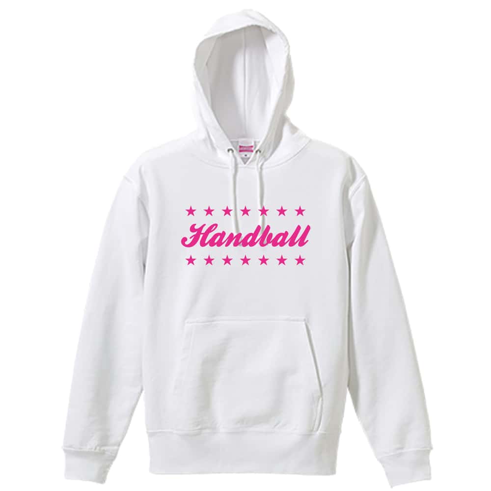 ハンドボール 映画オープニング風 Handball 裏パイルプルオーバーパーカー