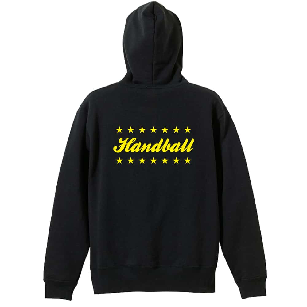 ハンドボール 映画オープニング風 Handball 裏パイルジップパーカー