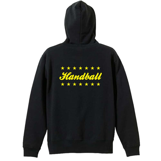 ハンドボール 映画オープニング風 Handball 裏パイルジップパーカー