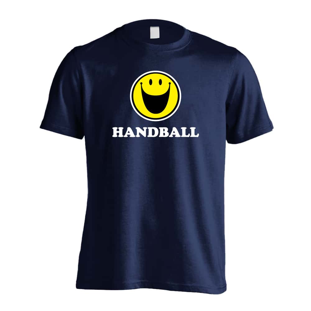 ハンドボール シンプルスマイリーフェイス HANDBALL 吸水速乾ドライTシャツ